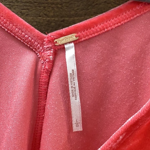 NWT Free People Cupcake Velvet Short Sleeve Top Size Large - Picture 3 of 10